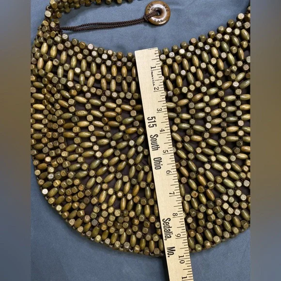 Women’s The Sak brown Wood Beaded Bag - Picture 10 of 10